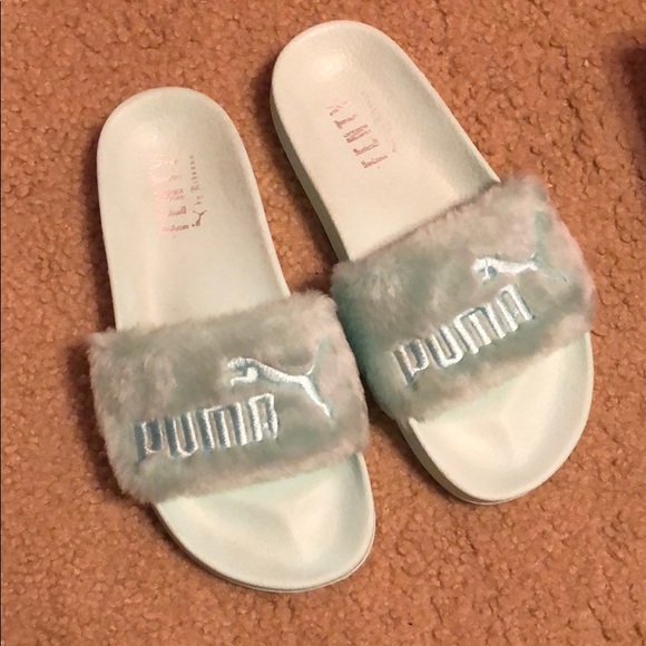 fenty fur slides